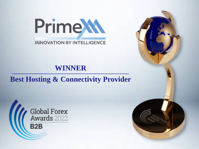 PrimeXM Wins “Best Hosting & Connectivity Provider” Award 2022